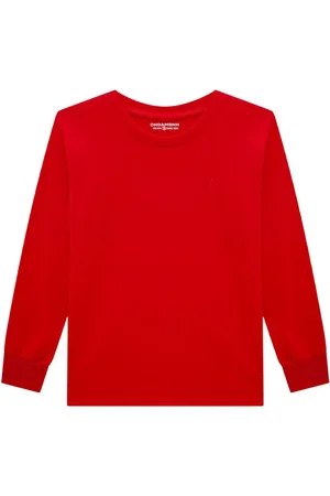 Onda Marinha Infantil - Camiseta Manga Longa Meia Malha