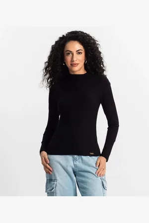 Rovitex Blusa Manga Longa Feminina