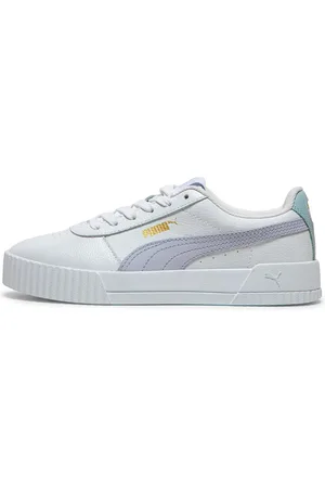 PUMA Tênis Carina L BDP Feminino WhiteCool WeatherGold