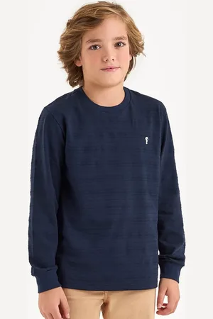 Onda Marinha Infantil - Camiseta Meia Malha