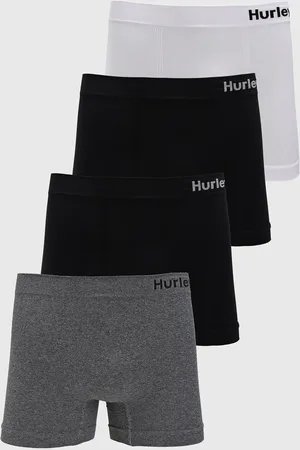 Hurley Kit 4pçs Cueca Boxer Sem Costura