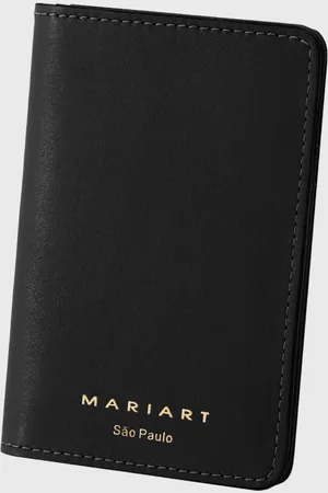 Mariart Carteira Couro Buriti Preta