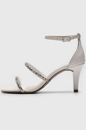 VIA MARTE Sandália Tira Hotfix Off-White