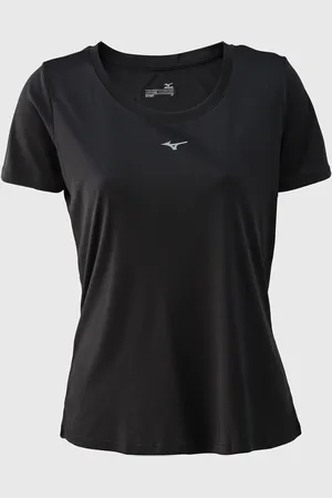 Mizuno Camiseta Reta Run Spark Preta