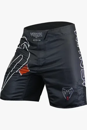 Venum Bermuda Fight Short Black Belt New Style Black