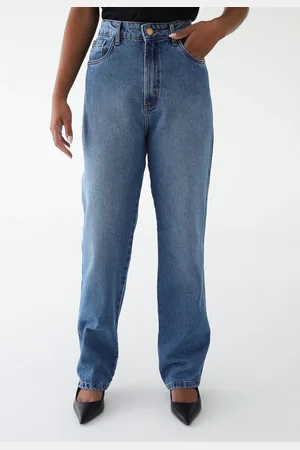 LANCA PERFUME Calça Jeans Reta Lisa