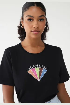 LANCA PERFUME Camiseta Reta Logo Preta
