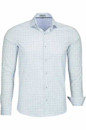 Amil Camisa Manga Longa Camp Modelagem Slim Tecido Com Elastano 1864 Cor 01