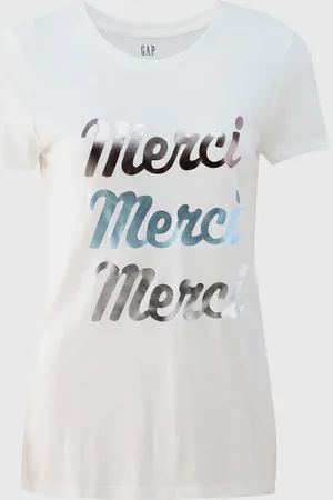 GAP Camiseta Reta Merci Branca