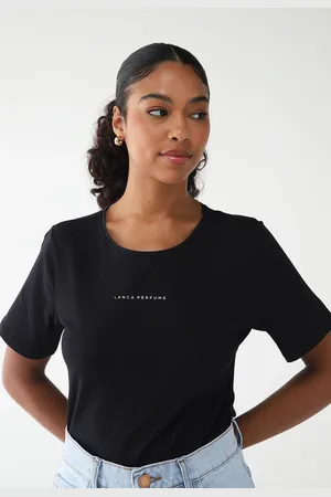 LANCA PERFUME Camiseta Reta Logo Preta