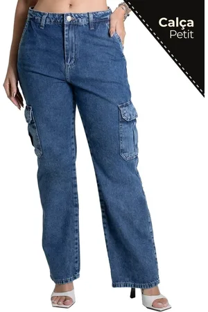 SAWARY Calça Jeans Cargo Petit - 279060 -