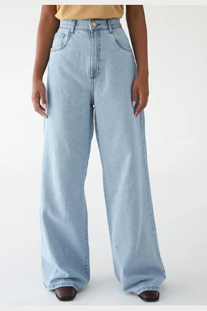 LANCA PERFUME Calça Jeans Wide Leg Lisa