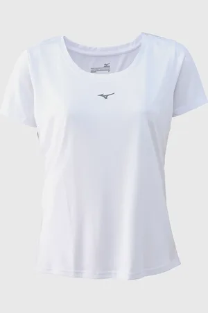 Mizuno Camiseta Reta Run Spark Branca