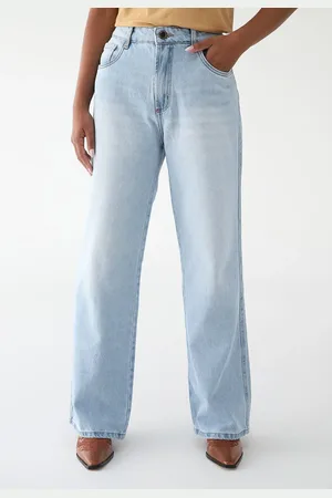 LANCA PERFUME Calça Jeans Reta Full Lenght High