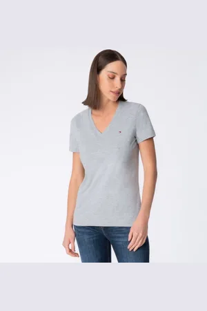 Tommy Hilfiger Camiseta Clássica Gola V