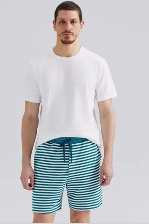 Hering Bermuda Masculina Listrada Em Moletinho