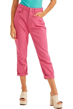LANCA PERFUME Calça Sarja Luna Mom Super High AV23 Feminino