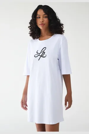 LANCA PERFUME Vestido Oversized Branca
