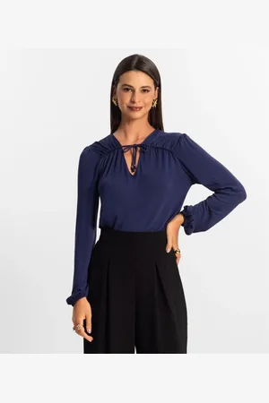 Rovitex Blusa Manga Longa Feminina