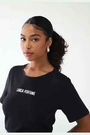 LANCA PERFUME Camiseta Reta Logo Preta