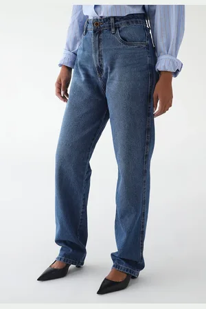 LANCA PERFUME Calça Jeans Reta Pesponto