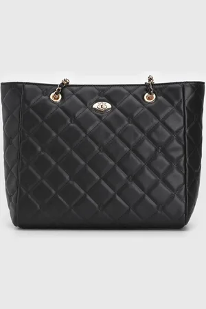 Guess Bolsa Tiracolo Alça Corrente Preta
