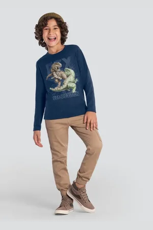 Brandili Infantil - Camiseta Menino De Dinossauro