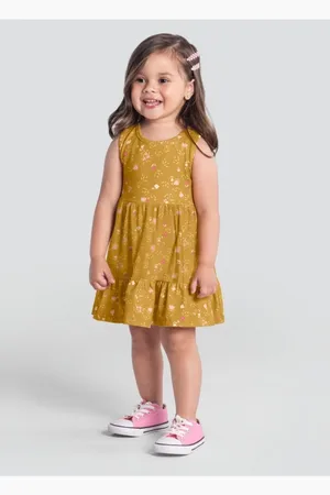 Brandili Infantil - Vestido Menina Florzinhas Delicadas