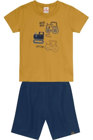 Brandili Infantil - Conjunto Menino De Carrinho