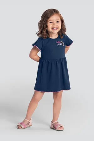Brandili Infantil - Vestido Menina De Arco-Íris