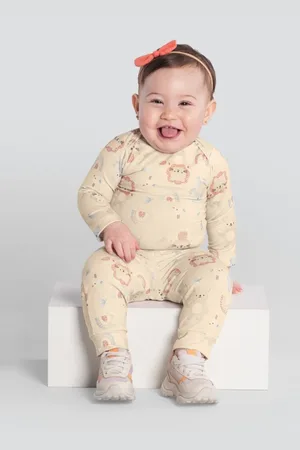 Brandili Infantil - Calça Jogger Unissex De Bichinhos Térmica Baby
