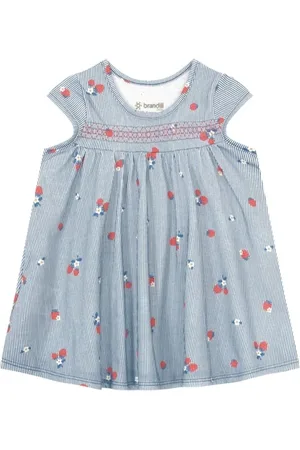 Brandili Infantil - Vestido Menina De Cerejinhas Baby