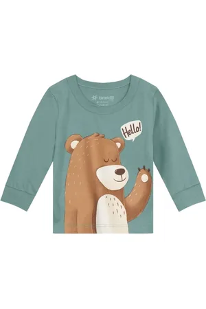 Brandili Infantil - Camiseta Menino De Ursinho Em Puff Baby