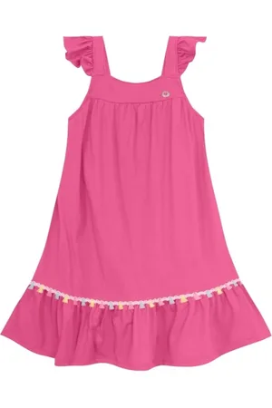 Brandili Infantil - Vestido Menina Com Pompom