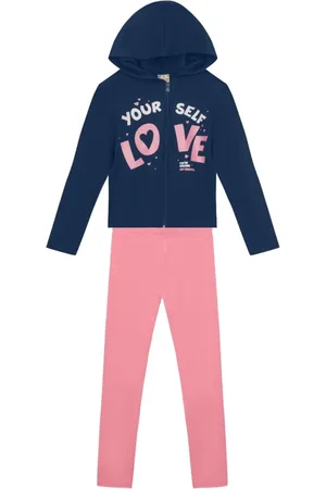 Brandili Infantil - Conjunto Menina Escrita Em Glitter