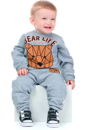PiftPaft Infantil - Conjunto Moletom felpudo Blusão e calça