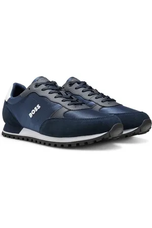 HUGO BOSS Tênis Estilo Corrida Em Material Misto Com Logo