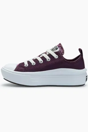 Converse Infantil - Chuck Taylor All Star Move Shinefetti Bordo