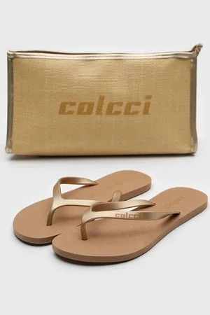 Colcci Chinelo Tira Metalizada