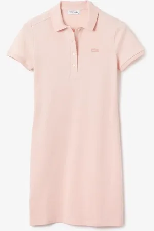 Lacoste Vestido Polo Feminino Em Piqué De Algodão Com Stretch