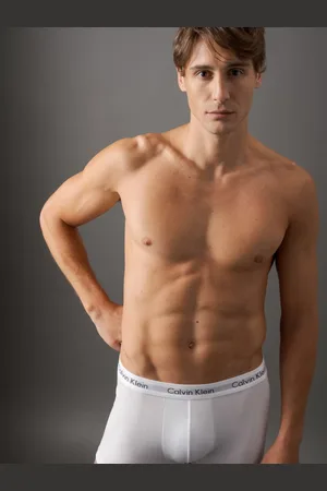 Calvin Klein Kit 3 Underwear Low Rise Trunk Classic Cintura Baixa Com Elastano Cuecas Calvin Klein
