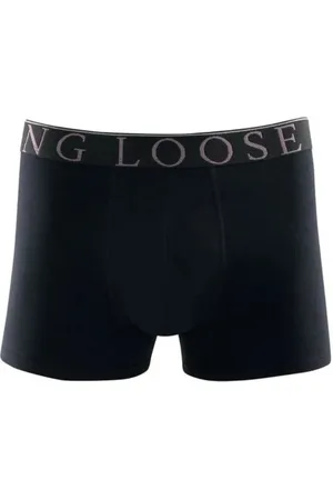 Hang Loose Cueca Boxer Masculina Cotton Lisa Azul marinho G