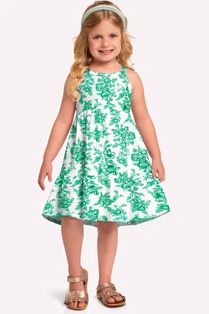 MILON Infantil - Vestido Menina Flores