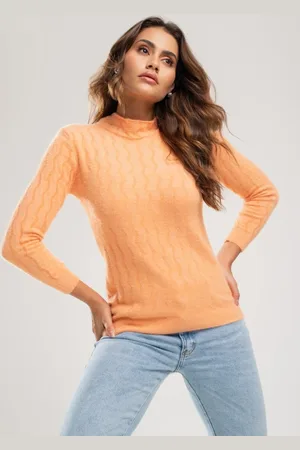 Salvatore Fashion Blusa Tricot Pelinho Manga Longa