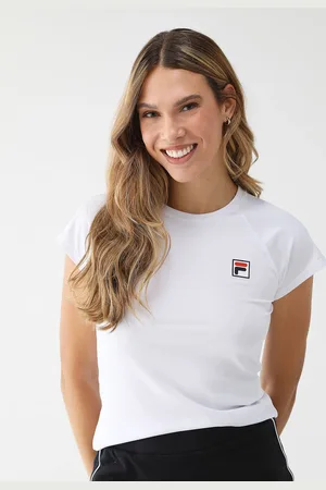 Fila Camiseta Reta Tennis Basic Branca