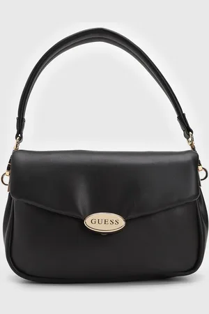 Guess Bolsa Tiracolo Alça Dupla Preta