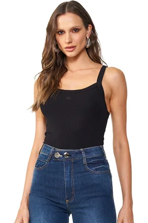 Colcci Regata Canelada Slim In24 Feminino