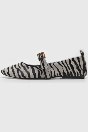SANTA LOLLA Sapatilha Boneca Zebra Off-White