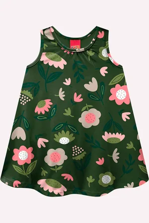 KYLY Infantil - Vestido Menina Flores