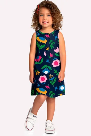 KYLY Infantil - Vestido Menina Flores